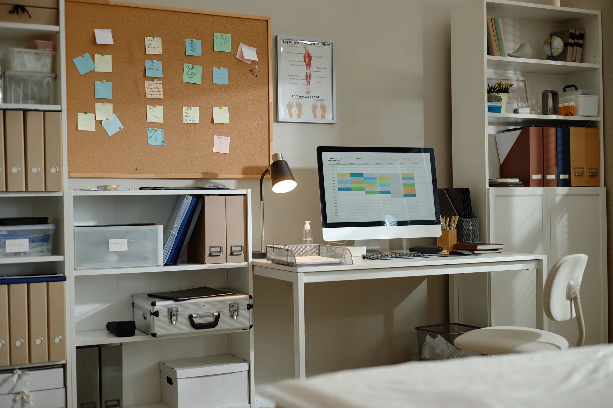 Organized office files and document workflow